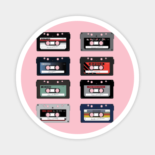True Crime Podcast Mashup Retro Tapes Magnet